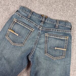 Ariat Rebar M5 Jeans Mens 33x38 Blue Ironside DuraStretch Straight 10016222